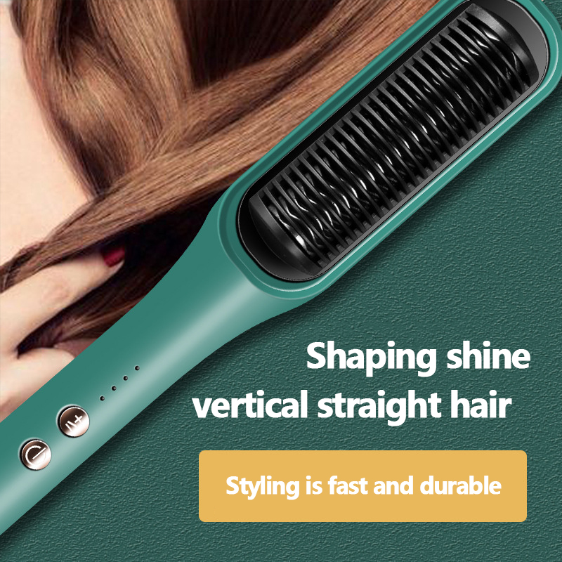 2 in 1 Hair Straightener Comb & Curler